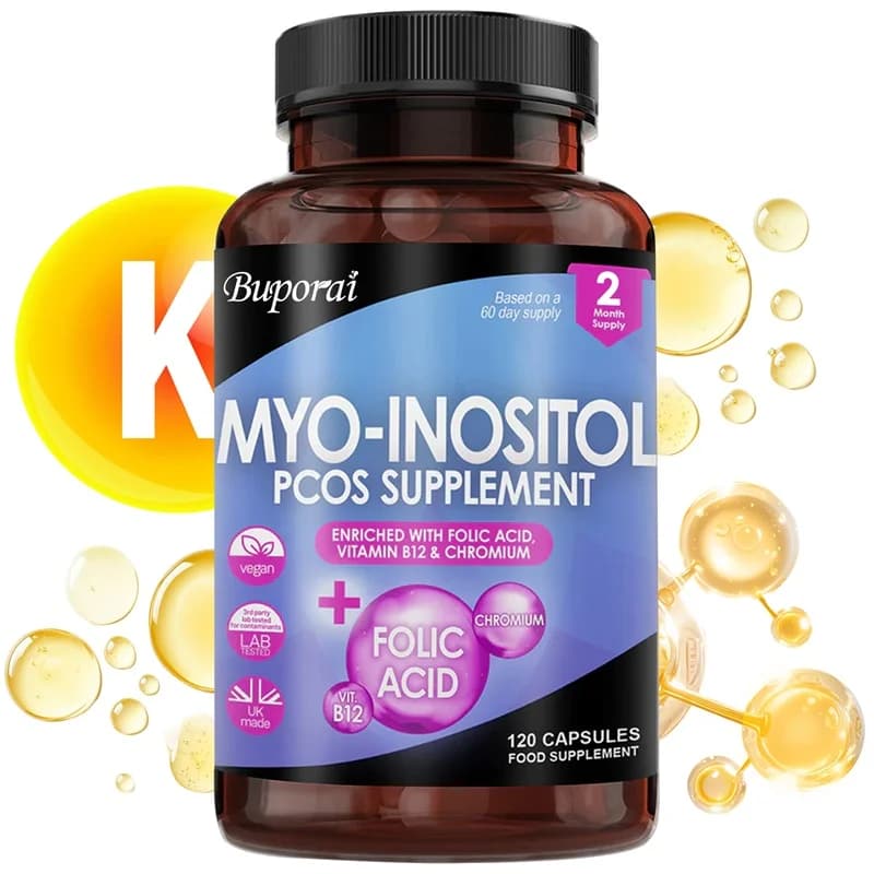 Mio-Inositol supplement - Promotes hormonal balance and ovarian health, regulates menstrual cycles and improves mood