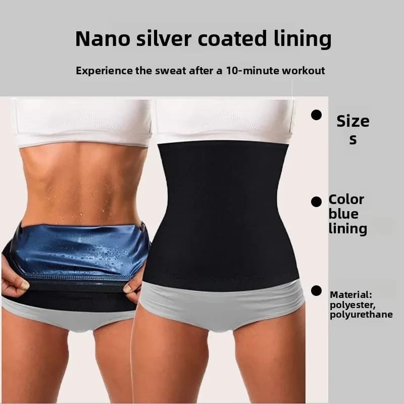 Tuta Unisex per Allenamento, Corsa e Palestra Domestica, Cintura Elastica e Top per Sudorazione Intensa, Yoga e Modellamento del Corpo