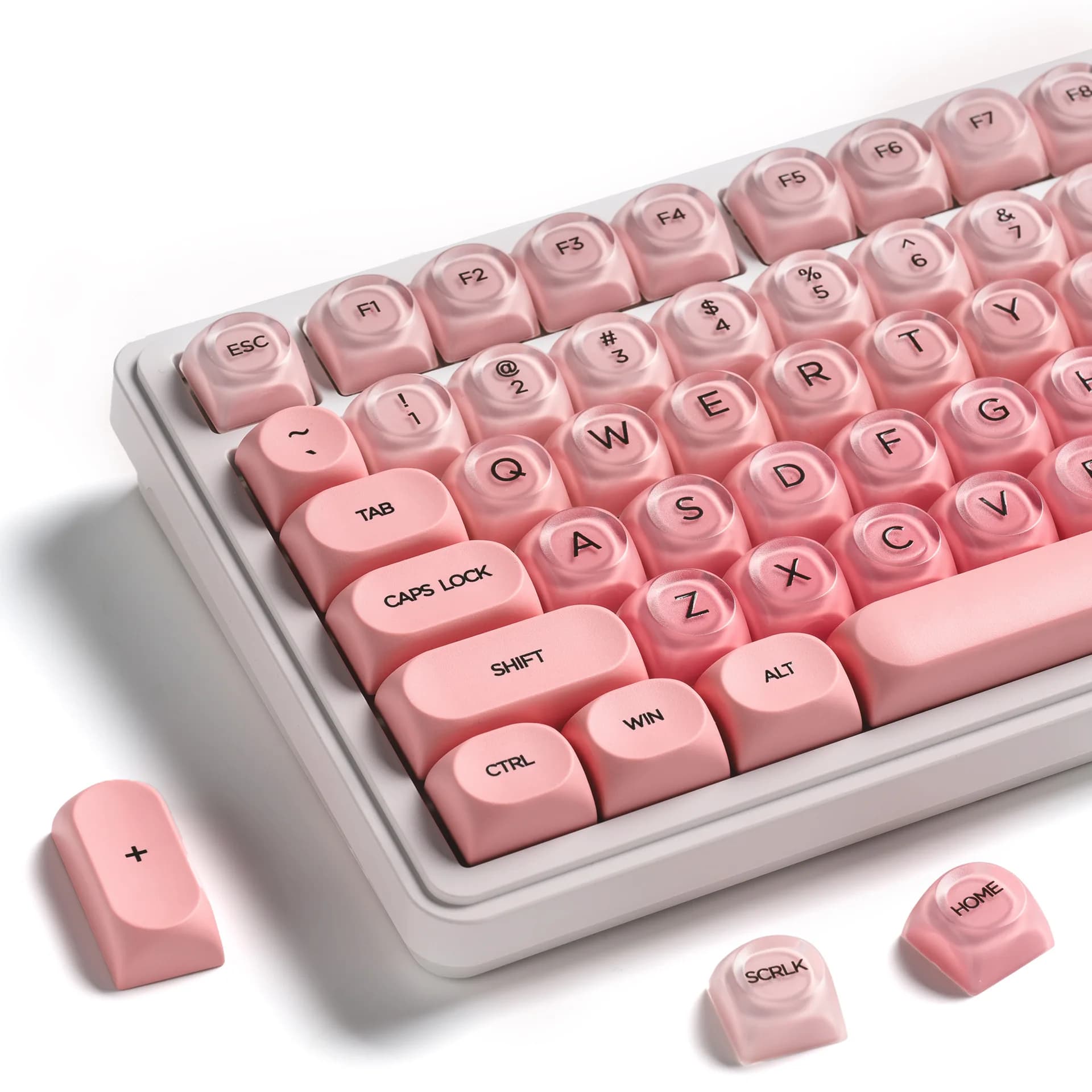 Fondotinta liquido Profilo HOA Copritasti PBT a doppio scatto 132 tasti Copritasti tastiera PC personalizzati per interruttori MX Tastiera meccanica