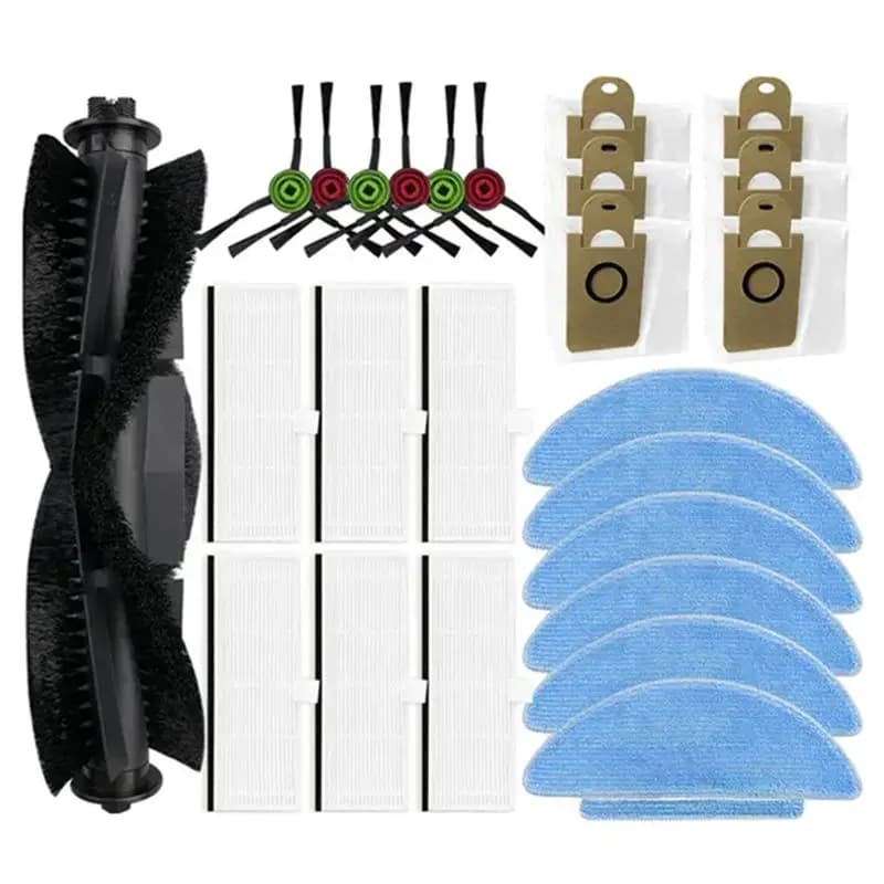 AEE8-For MEDION X20 SW+ / MD11415 Robot Vacuum Cleaner Main Side Brush Hepa Filter Mop Cloth Dust Bags Accessoies