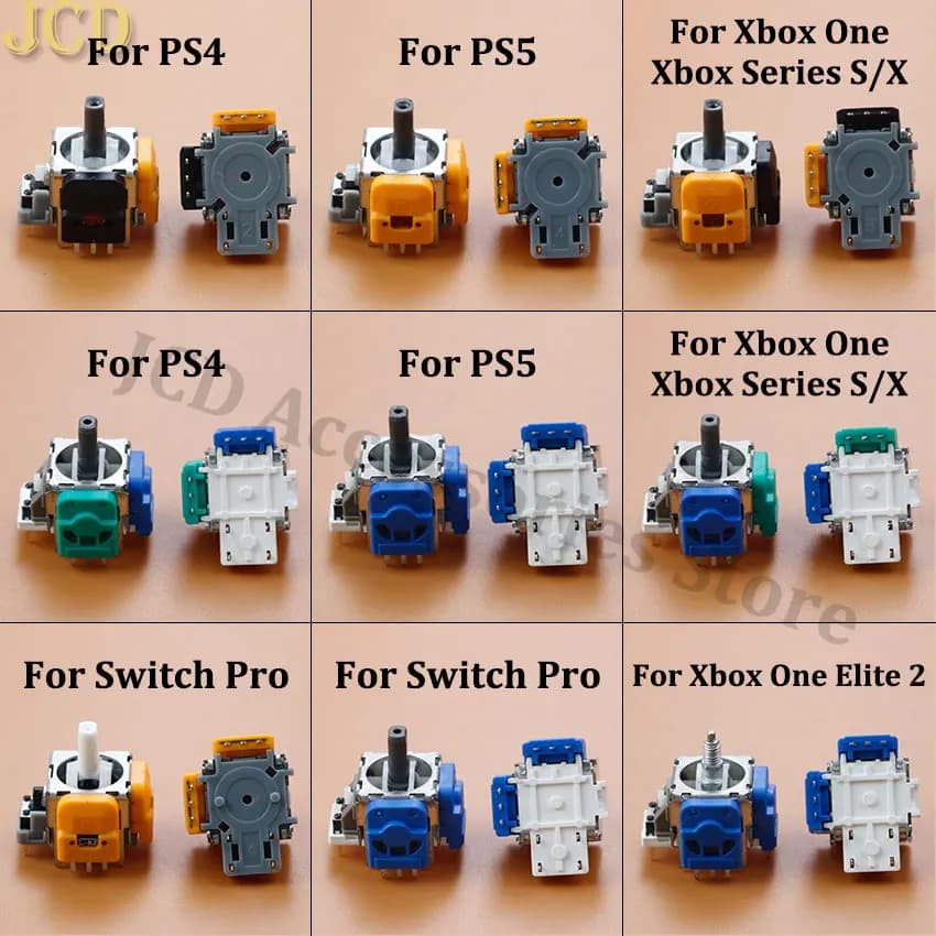 Modulo sensore Stick analogico 3D da 2 pezzi per Controller PS5 PS4 Joystick effetto Hall per Xbox One Series X S Elite Switch Pro No Drift