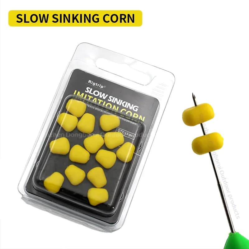 15PCS Pop-Up Corn Carp Fishing Bait Artificial Soft baits for carp Fishing baits for corn Fishing accessories