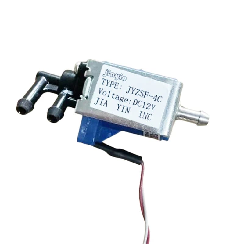 Micro two position three way solenoid valve DC12V normally open and normally closed electronic control air valve