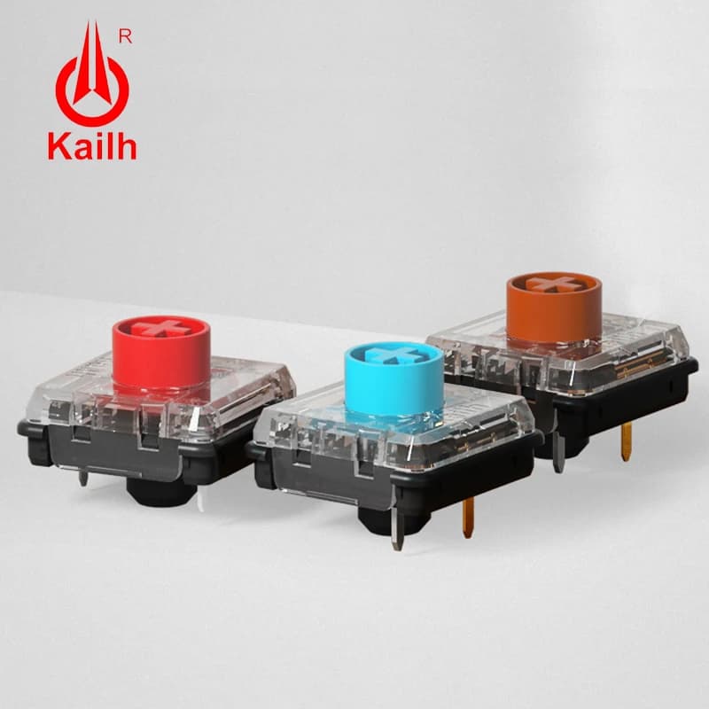 Kailh Choc V2 interruttore a basso profilo 1350 cioccolato V2 interruttori meccanici per tastiera personalizzati fai da te Clicky tattile lineare blu rosso marrone