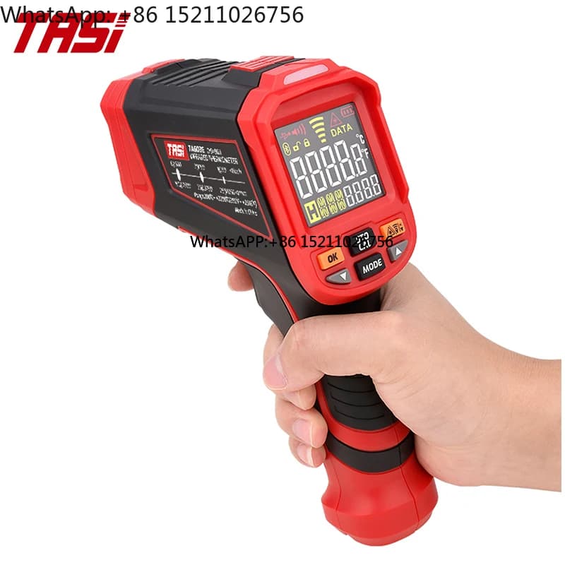 TASI TA603E Termometro industriale a infrarossi senza contatto OEM/ODM ad alta temperatura supportato per l'industria