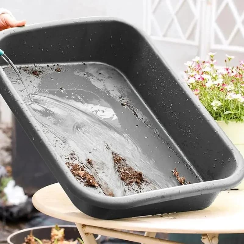 1pcs A Top-quality Garden Tidy Potted tray, Indoor Transplant Gardening Planting Accessories Large Succulent Plant Table