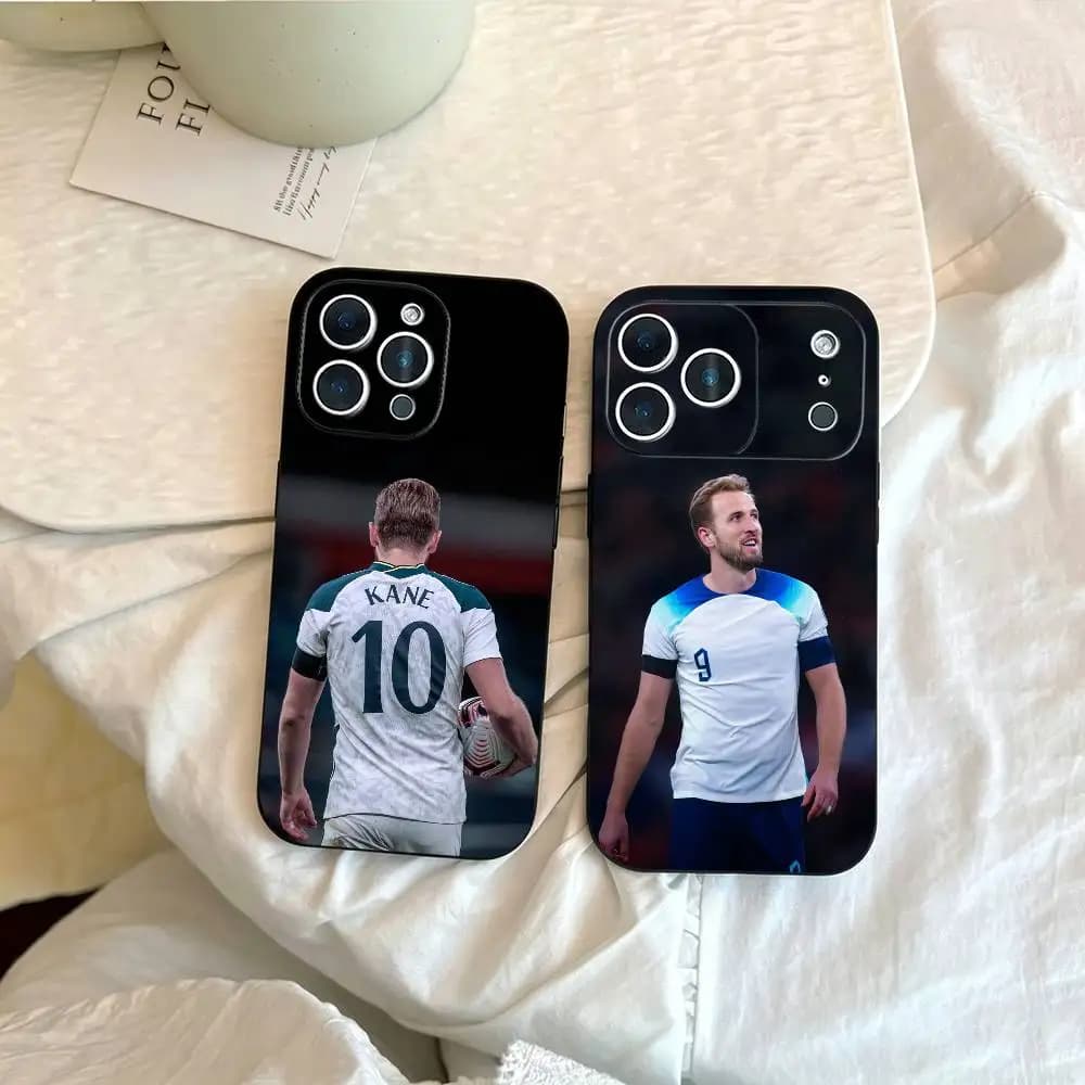 Harry-Y kane Football P-Player Phone Case For iPhone 17, 16,15,14,13,12,11 Plus,Pro Max, Others Soft Black Cover