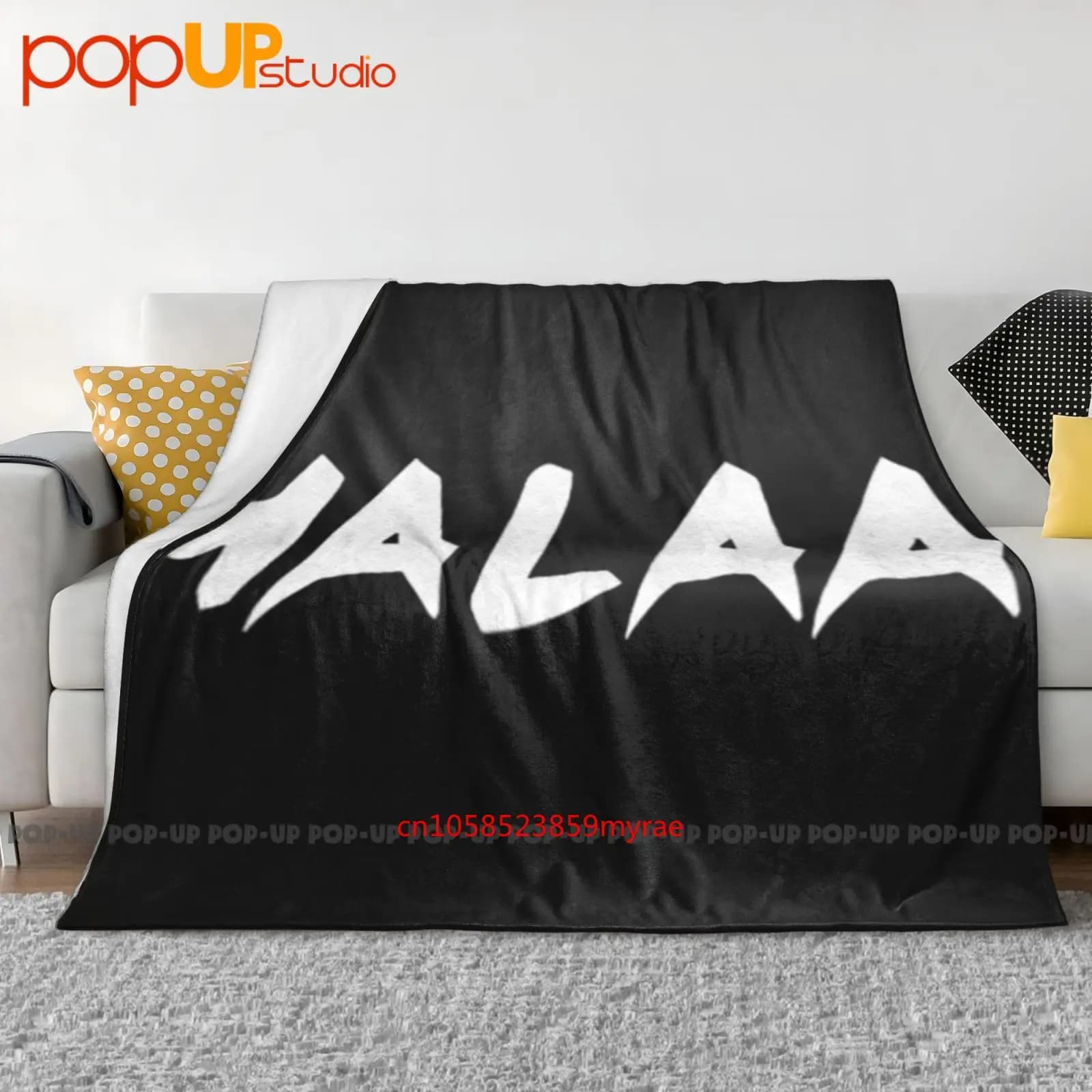 Malaa Dj Musica elettronica Coperta ultra morbida Trapunta Copridivano invernale Copriletto