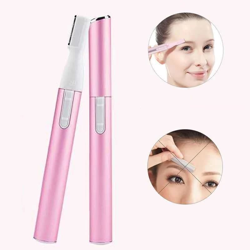 Mini Trimmer Elettrico per Sopracciglia, Depilatore per Viso, Collo, Corpo, Braccia e Gambe - Kit di Cura Personale Ricaricabile