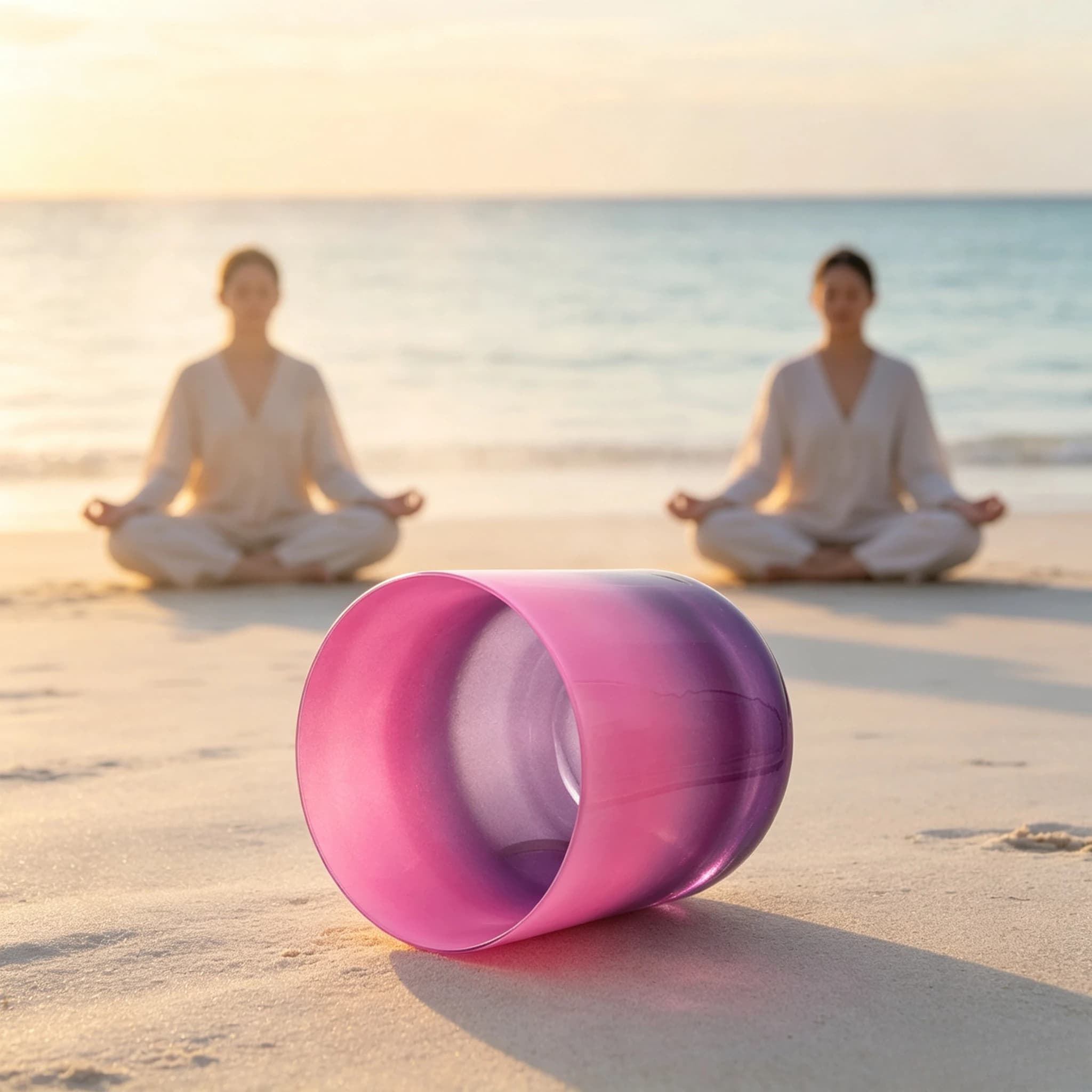 Star Linkup Pink Purple Gradient Crystal Singing Bowl Magical Sound Healing Singing Bowl Crystal Bowl Yoga Stress Reduction with Mallet Pink Purple Gradient Aura Coated Quartz Crystal Singing Bowl Heart Crown Chakra Sound Bath Meditation Spiritual Energy