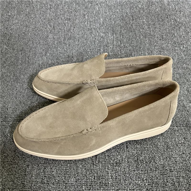 Men's casual sneakers in real leather Mocassini brief on large size Fashion All Match Designer men's shoes Low heels Luxury New