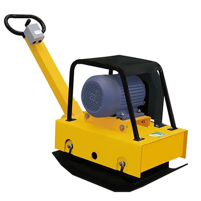 Electric Plate Compactor Road Foundation Tamper Asphalt Backfill Vibratory Rammer Heavy Duty Industrial Construction Equipment