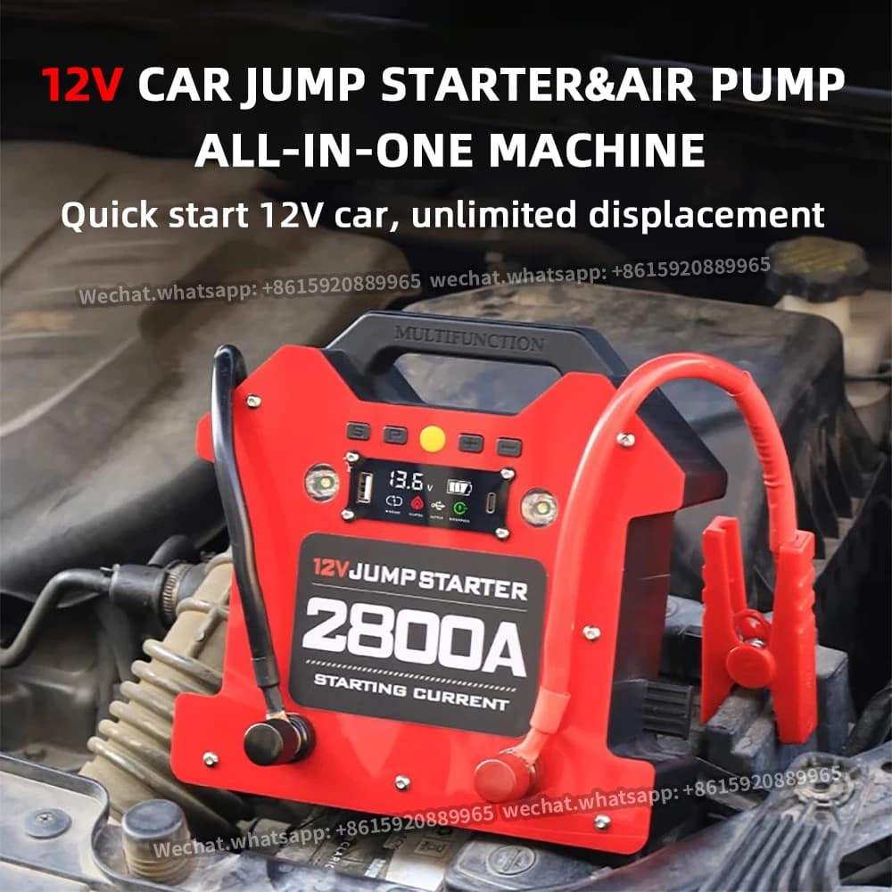 Avviatore di Emergenza Wujiang per Veicoli Diesel con Ricarica Inversa, Alimentatore di Emergenza, Batteria di Avviamento di Emergenza