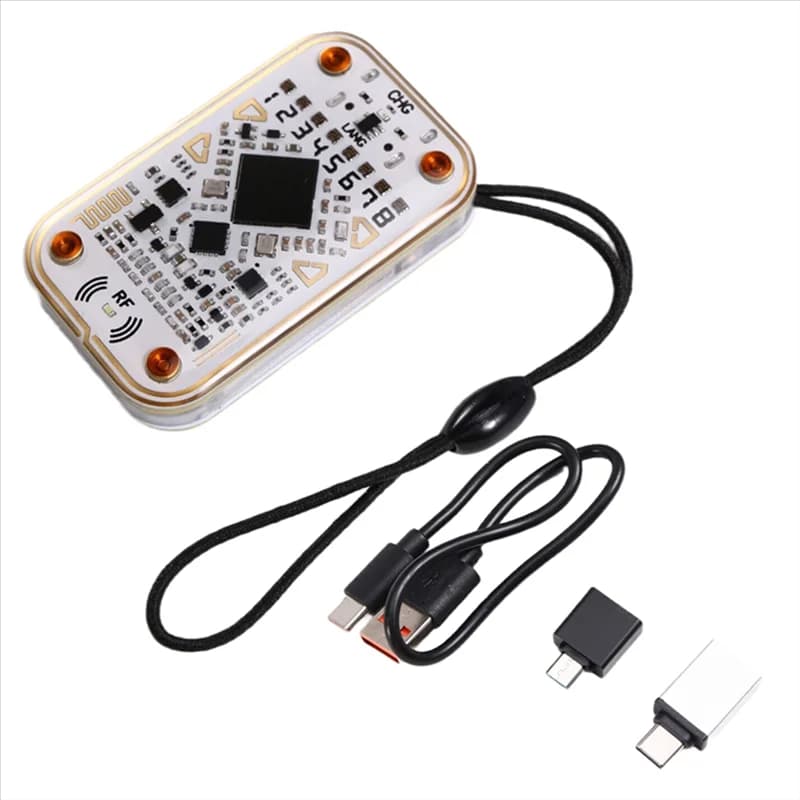 B03B-Chameleon Ultra RFID Smart Chip Reader + 3XT5577/CUID/UID Portachiavi Smart Card Emulatore IC ID Card Decodifica NFC Lettura Scrittore