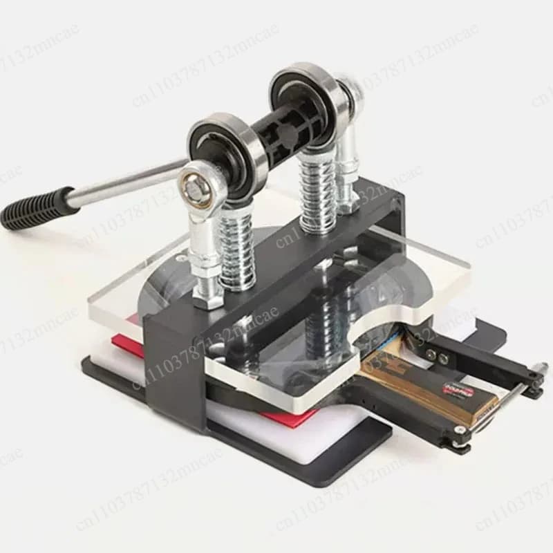 For Blade and Racket Horizontal Straight Handle Universal Manual Press Table Tennis Rubber Cutter
