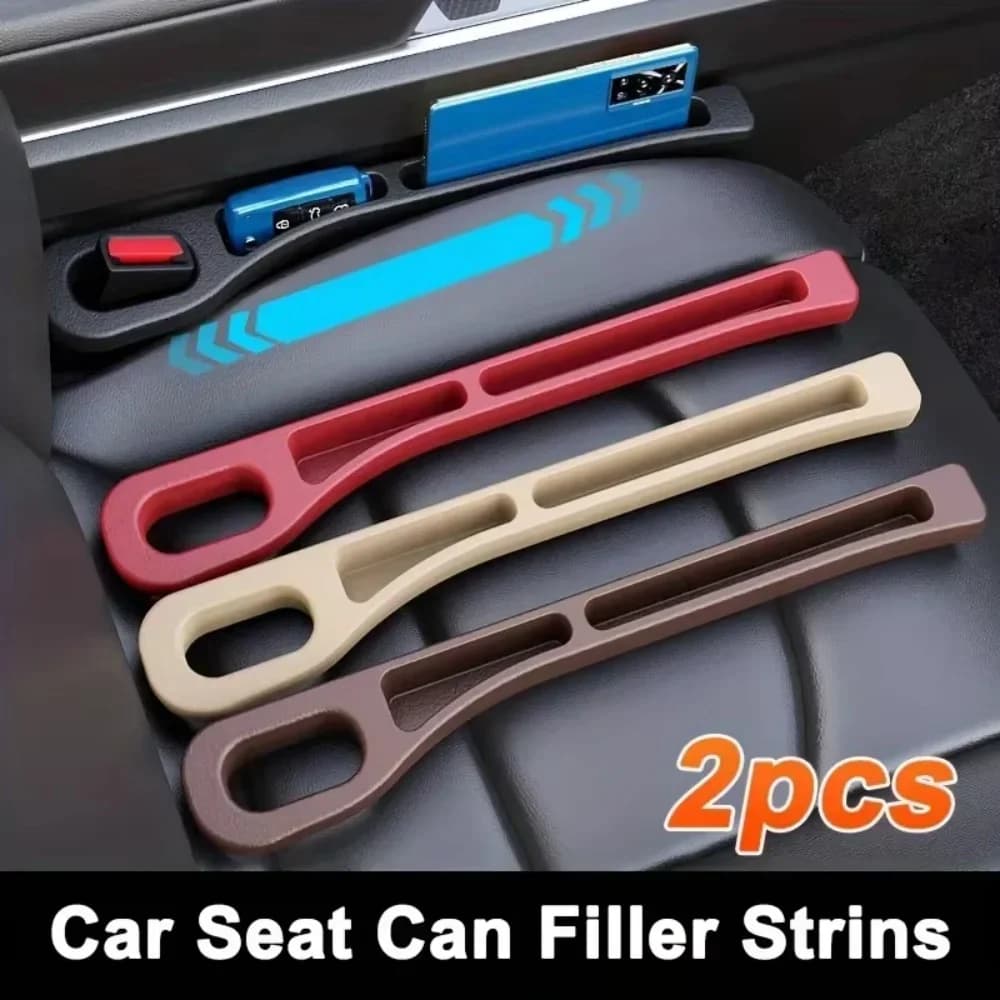 2 Pezzi Organizzatore per Fessure Sedile Auto, Impermeabile, con 2 Scanalature, Accessori Interni Auto