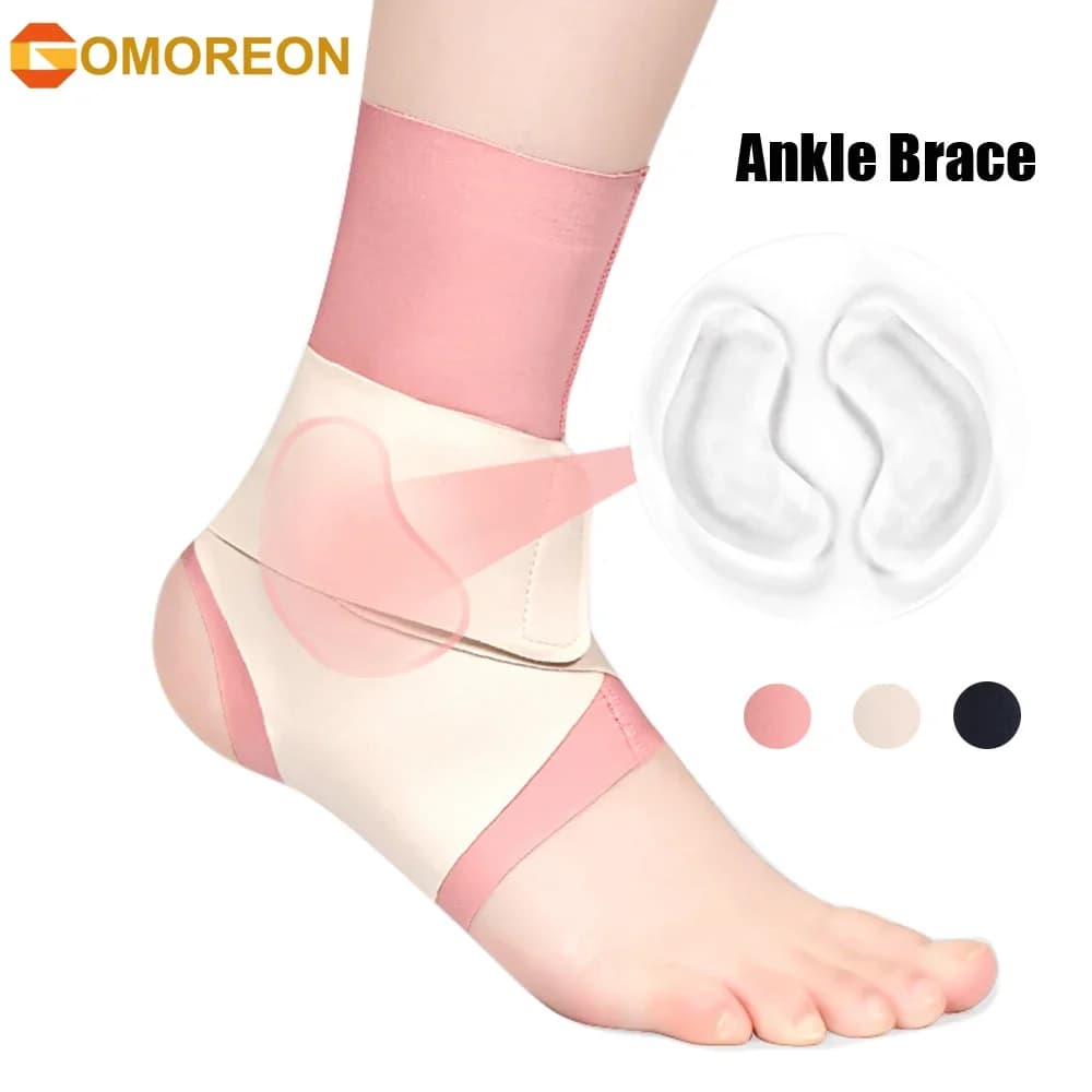 1 pz supporto per caviglia per corsa, artrite, sollievo dal dolore, lesioni sportive, recupero, tutore di compressione della caviglia traspirante ultrasottile