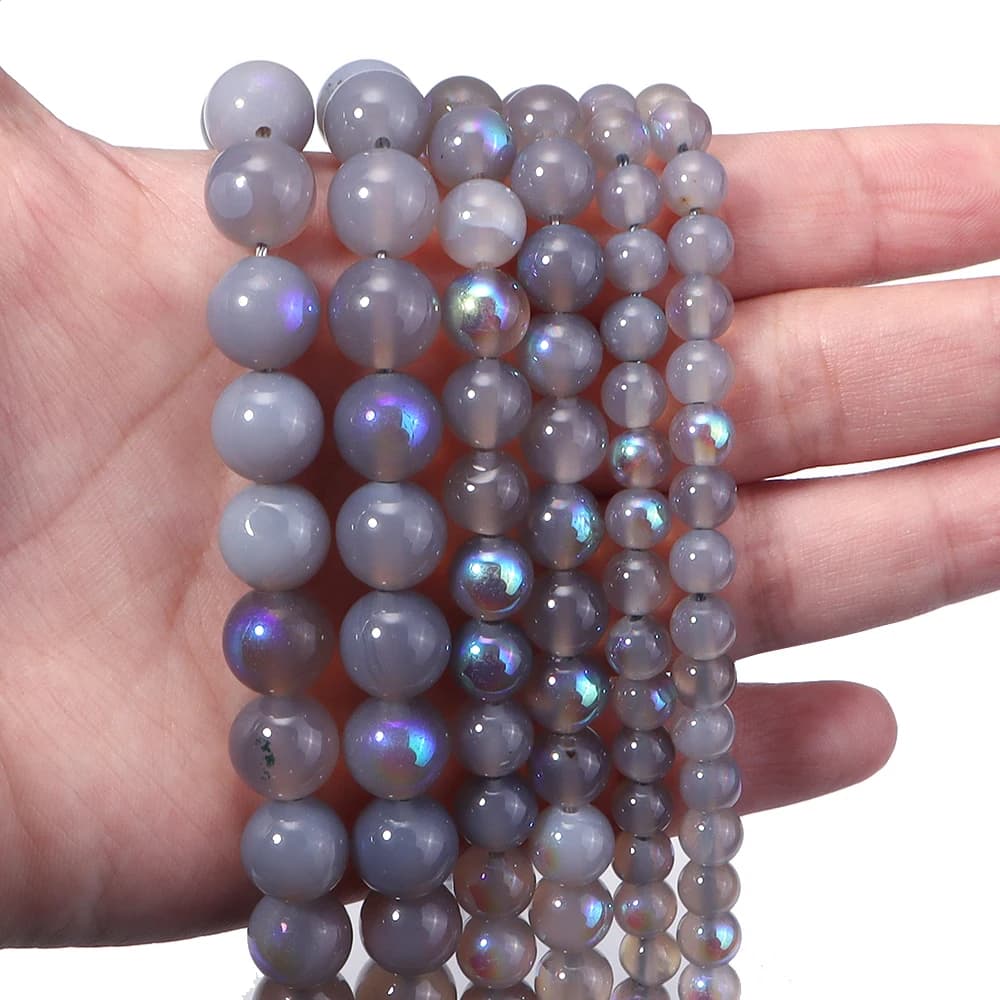 6 8 10mm Natural Labradorite Stone Beads Round Loose Spacer Gemstone Beads For Jewelry Making DIY Necklace Bracelets Accessories