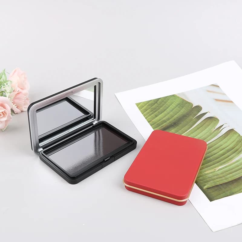 1 pz. Palette Cosmetica Magnetica Vuota Opaca per Ombretto e Fard, Scatola Trucchi Fai-da-te, Contenitore Glitterato per Dispensare il Trucco