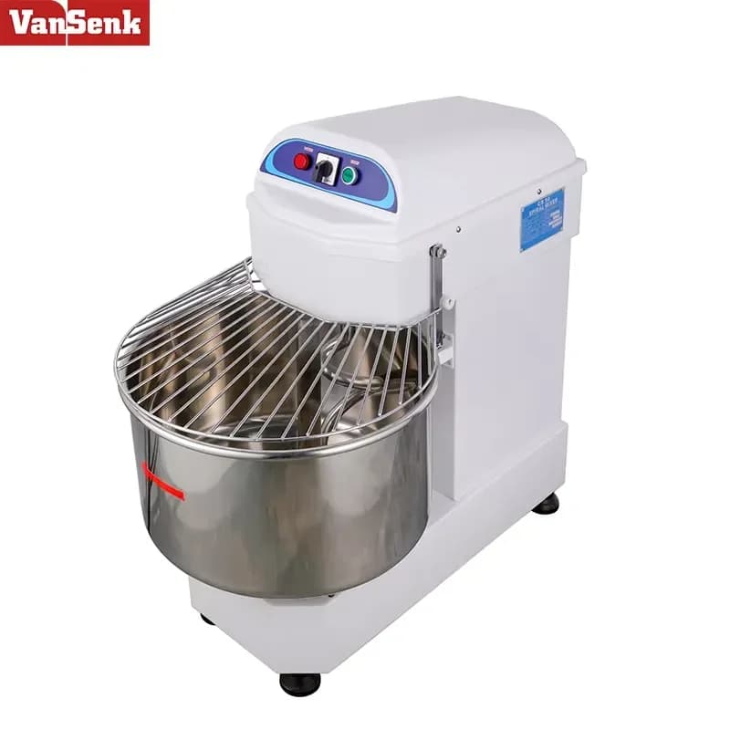 10L Industrial Dual-Motor Dough Blender for Commercial Kitchen Bakery Flour Mixer for Milk