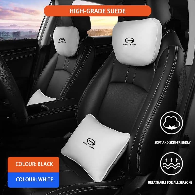Cuscino per il collo dell'auto poggiatesta del sedile supporto lombare cuscino per la colonna vertebrale per Trumpchi GAC AION S Y V GS3 GS4 Coupe GM8 PLUS accessori 2024