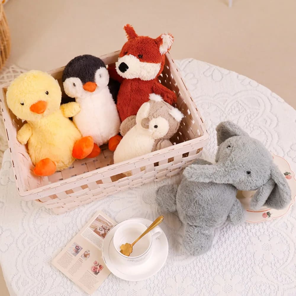 Sleeping Pillow Owl Penguin Soft Pillow Duck Cartoon Pig Animal Soft Elephant Stuffed