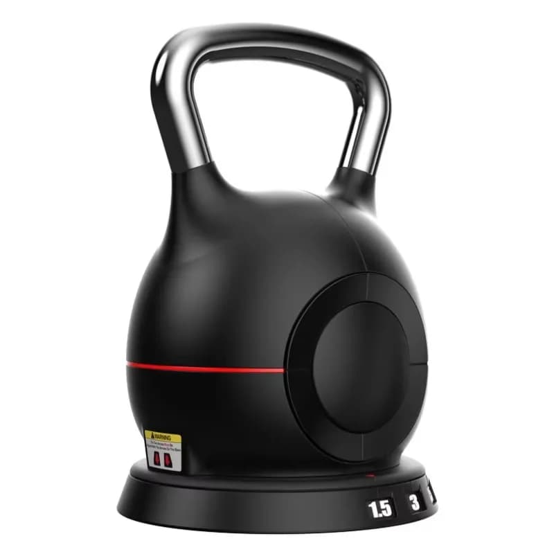 Kettlebell Multifunzione Regolabile da 20 kg per Home Gym — 7 Livelli di Regolazione, Tonificazione Completa dei Muscoli