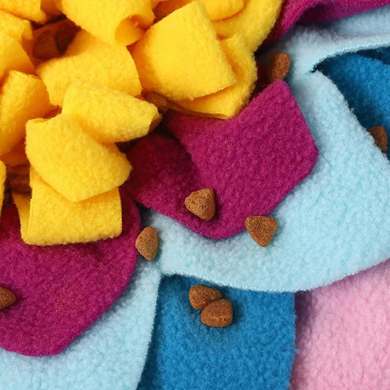Tappetino per annusare gli animali domestici tappetino per l'alimentazione Puzzle resistente ai morsi di cane e gatto Slow Food coperta da allenamento ecologica