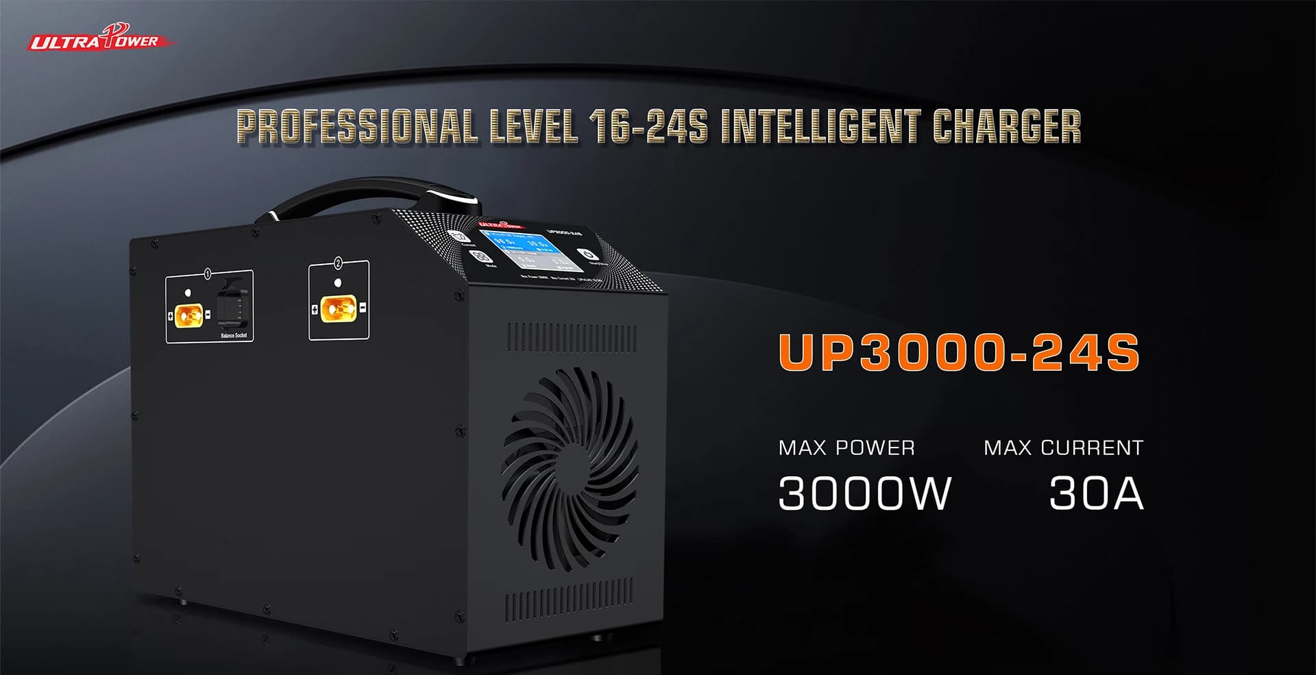 Caricatore per drone UAV con batteria LiPo/LiHV ULTRAPOWER UP3000-24S 3000W 30A 16-24S