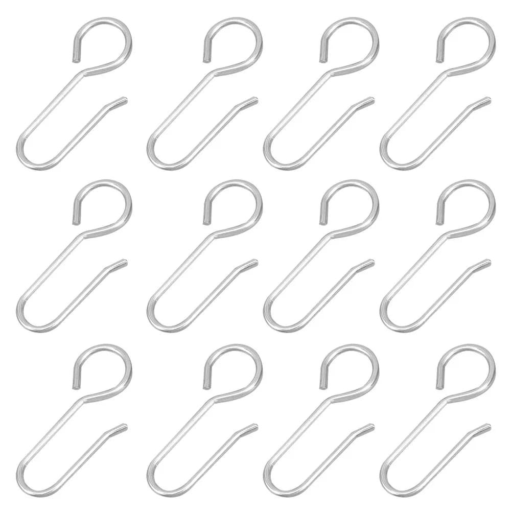 50 Pezzi Ganci per Tende da Soffitto, Ganci Scorrevoli Resistenti per Tende da Doccia, Decorazioni per Finestre del Bagno