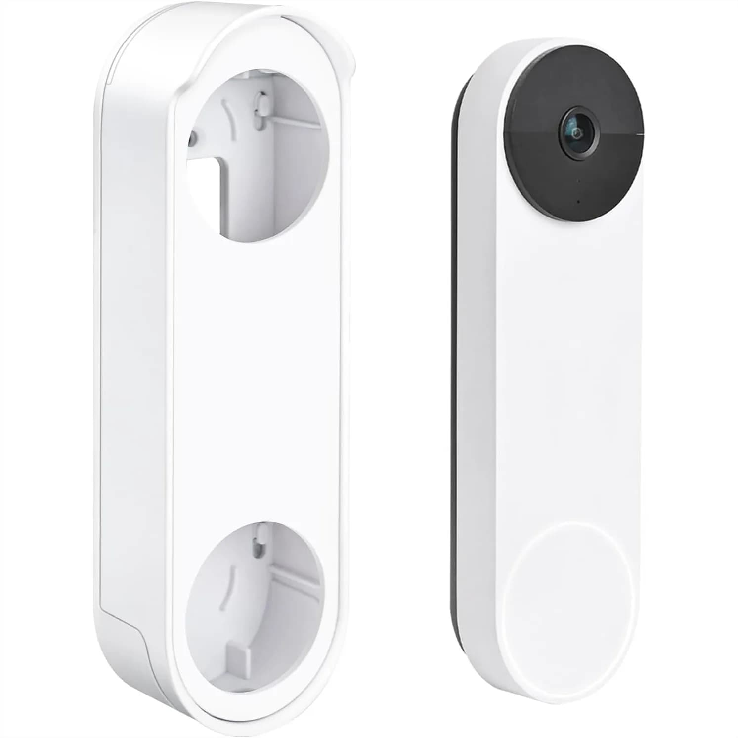 Supporto Antifurto per Campanello Google Nest (a Batteria), Montaggio Senza Foratura per Videocitofono, Adatto per Appartamenti, Case, Inquilini