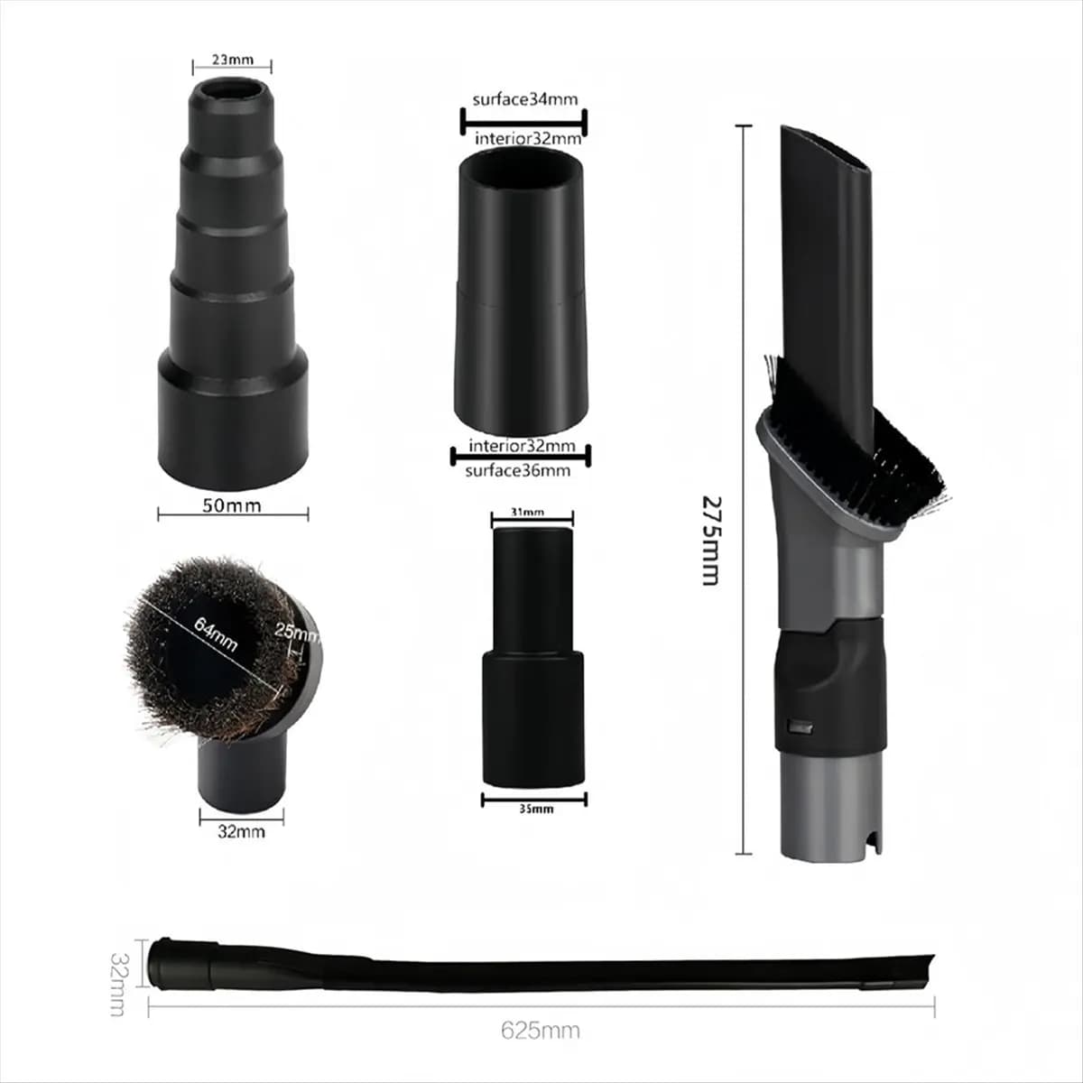SHIP WITHIN 24 HOURS Vacuum Cleaner Attachments for . 2-in-1 Crevice & Dusting Brush Combo.for HV322,HV320, HV301,NV600