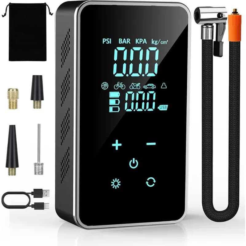 6000mAh Ball Electric Pump, Pneumatic Portable Inflatable, Air Compressor, Power Bank, Basketball Accessories