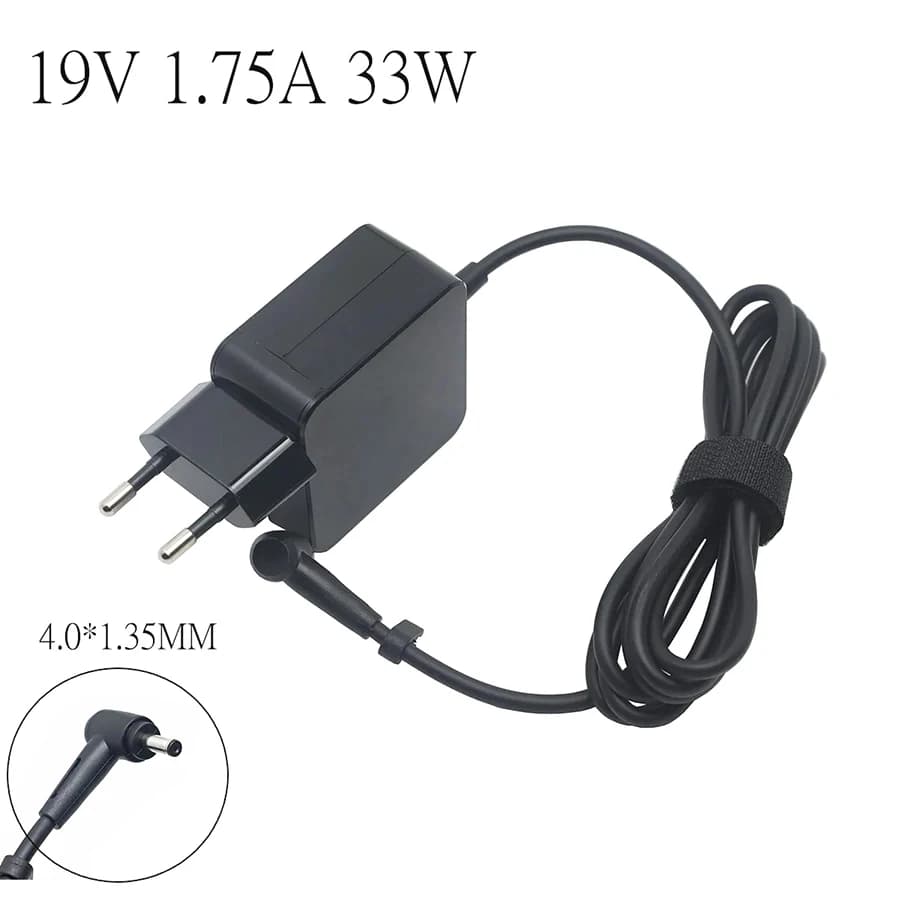 19V 1.75A 33W 4.0*1.35mm AC Laptop Charger Power Adapter For ASUS ADP-33AW S200E X202E X201E Q200 S200L S220 X453M F453 X403M