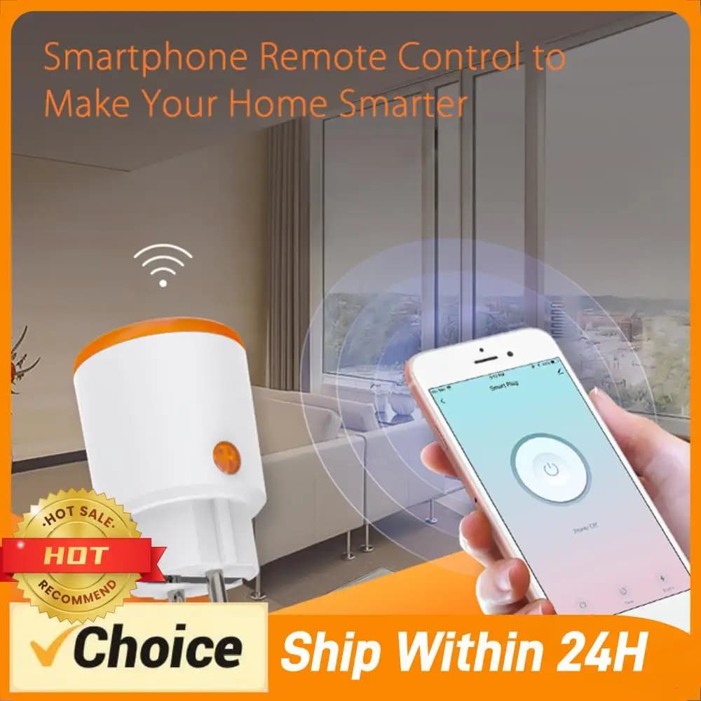 Presa Intelligente EU 16A 3.0 con Monitoraggio Energetico e Controllo App Compatibile con Alexa e Google Assistant