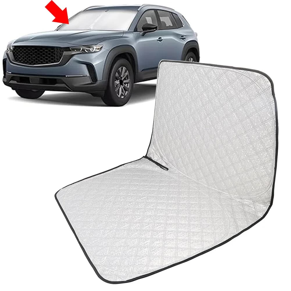 Car Foldable Front Windshield Sun Shade Visor Protector For Mazda CX-50 CX50 2023-2025 Wear Resistant