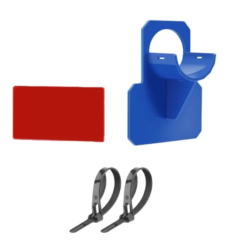 Universal Heavy-Duty Swimming Pool Pipe Holder Mount 30-38mm for Intex Bestway Ground Hose Outlet with Cable Tie Accessory
