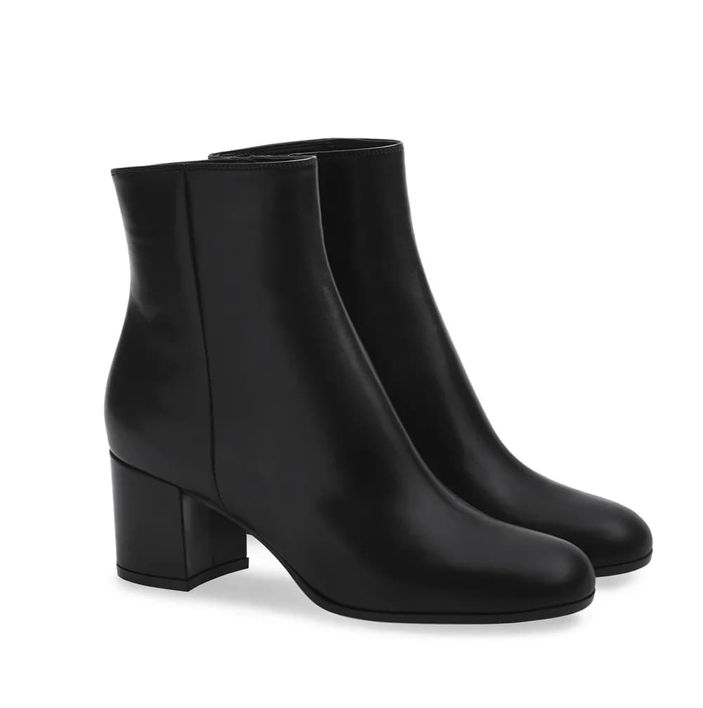 2026 Winter Casual Simple Women Boots Round Toe Chunky Heel Slip On Solid Ankle Boots Mid Heel Leather/suede Large Size Boots