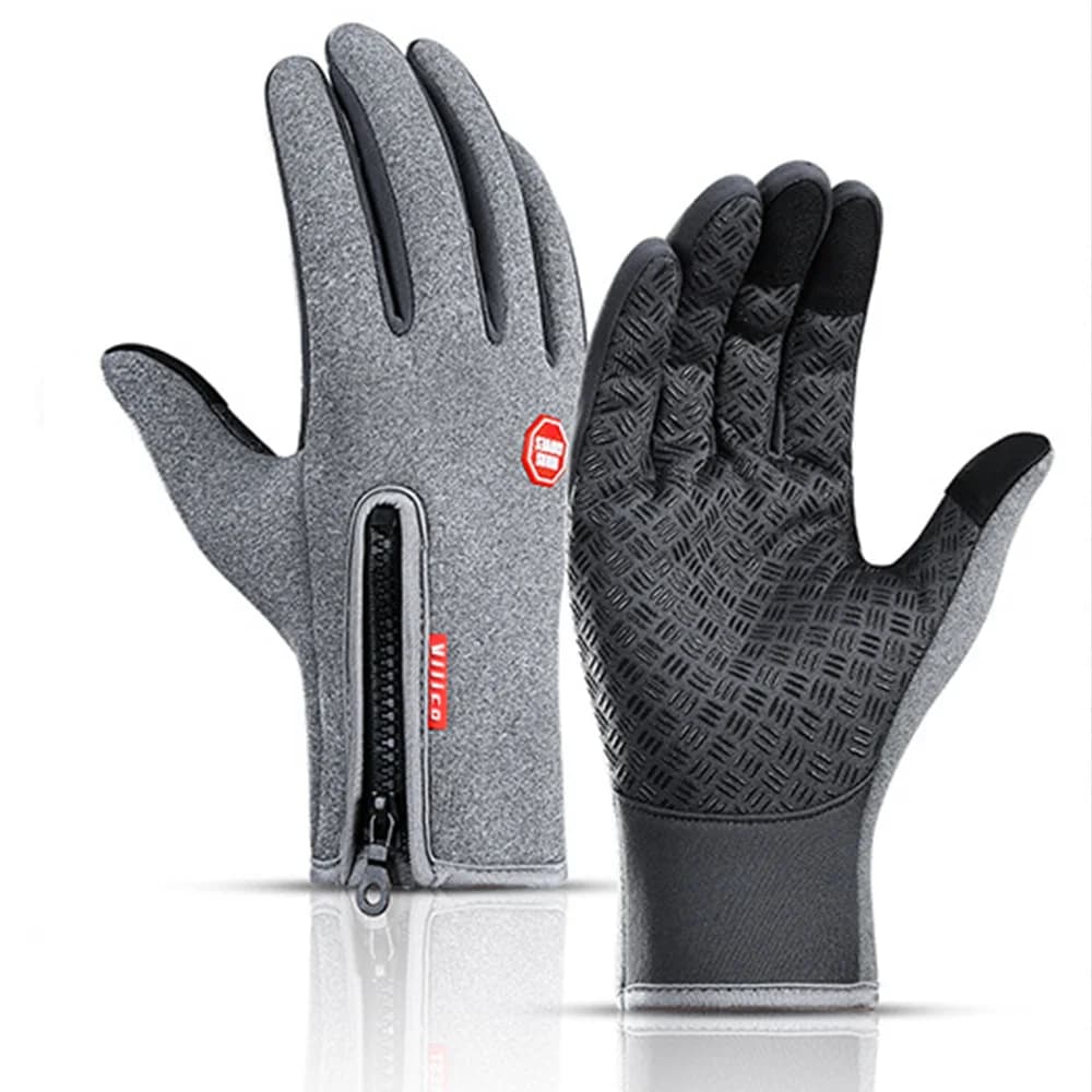 Guanti da ciclismo caldi autunno inverno Guanti da sci termici per sport all'aria aperta da corsa per campeggio Escursionismo Guanti da moto da uomo