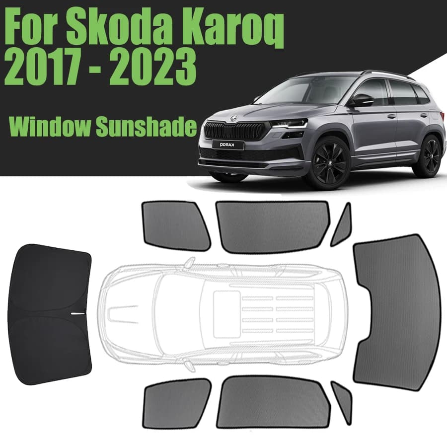 Skoda Karoq 2017 - 2023 Front Windscreen Magnetic Mesh Tent
