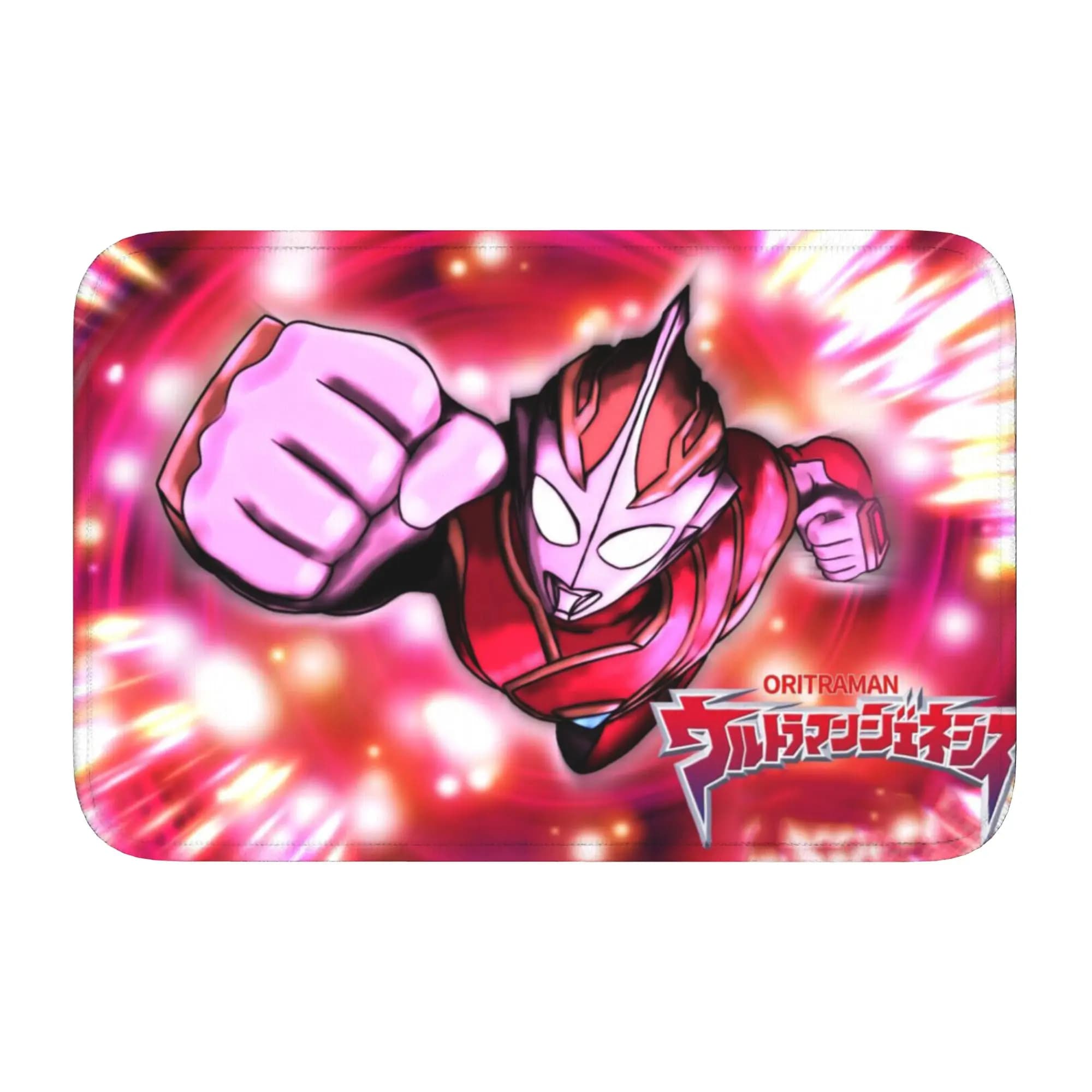 Tappetino Personalizzato Ultramanes Anime per Porta d'Ingresso, Antiscivolo, Impermeabile, per Interni, Tappeto di Benvenuto per Soggiorno e Ingresso
