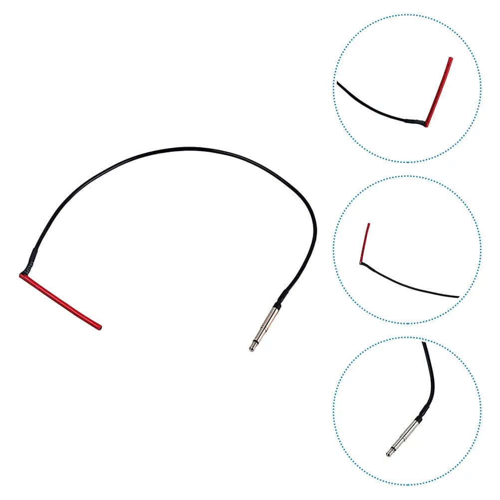 2 Pezzi Pickup per Chitarra con Trasduttore a Film Piezoelettrico Rosso, Facile Installazione per Miglioramento del Suono di Ukulele Acustici, Jack da 25mm
