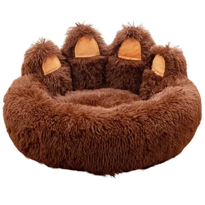 Comfortable Thick Plush Winter Pet Bed Eco-Friendly Solid Stylish and Warm Mechanical Wash for Dogs Sleeping Square