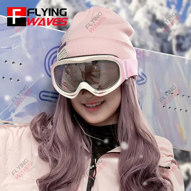 Nuovi occhiali da sci OTG compatibili con il casco Occhiali sportivi da neve per adulti Giovani Snowboard Protezione UV al 100% A doppio strato Antiappannamento