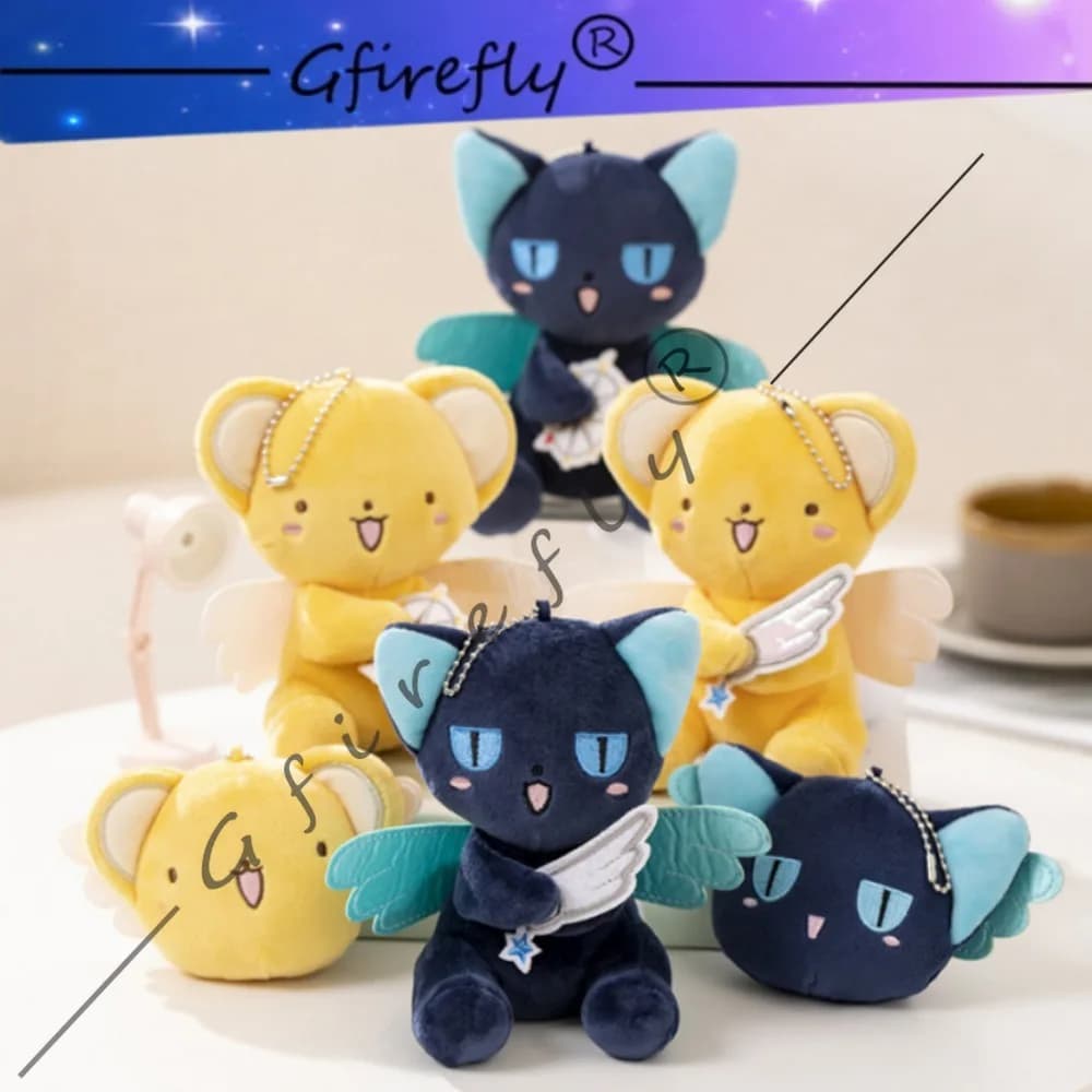 Portachiavi in peluche Kero Spinel da 13 cm di Cardcaptor Sakura, ciondolo per borsa, simpatico ciondolo anime giapponese imbottito per zaino