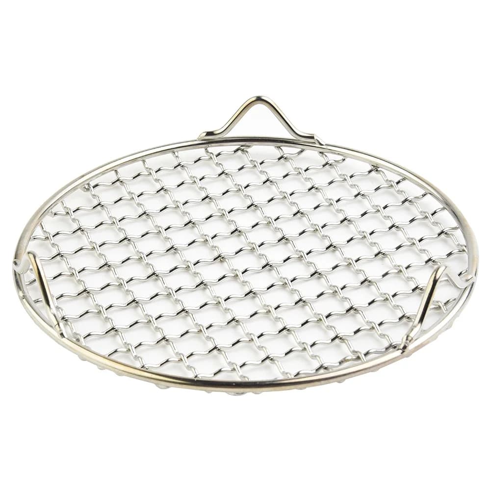 Round Barbecue BBQ Grill Net Meshes Racks Grid Round Grate Steam Net 304 Stainless Steel Wire Oven Grill Sheet