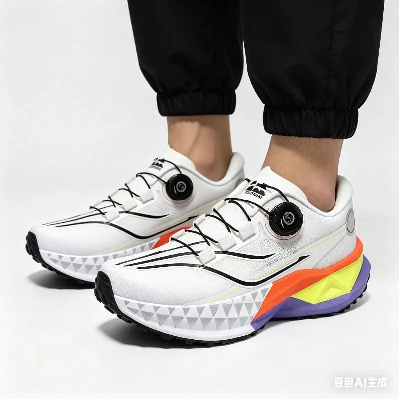 Nuove Scarpe Sportive Casual da Esterno con Suola Morbida 2026, con Fibbia Girevole, Piastra in Carbonio e Suola Popcorn, Scarpe da Corsa da Uomo 35-44