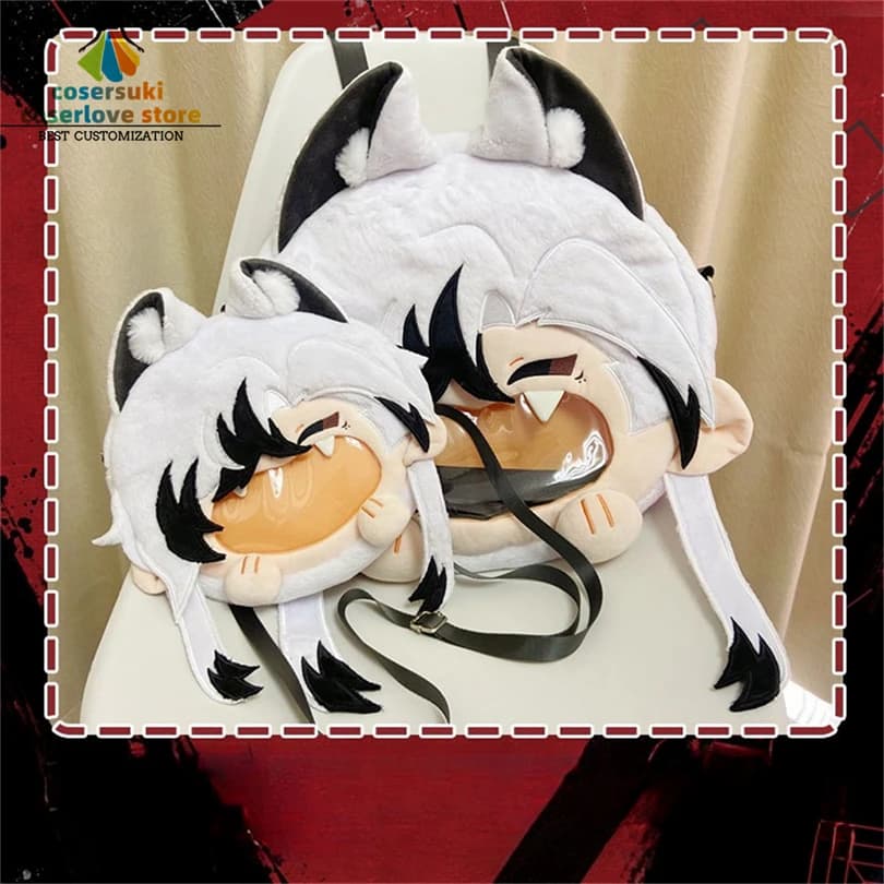 Honkai Star Rail Boothill Ita Bag Zaino Anime Borsa a Tracolla Carina Casual alla Moda Borsa in Peluche per Studenti Borsa Scolastica per Uso Quotidiano e Outdoor