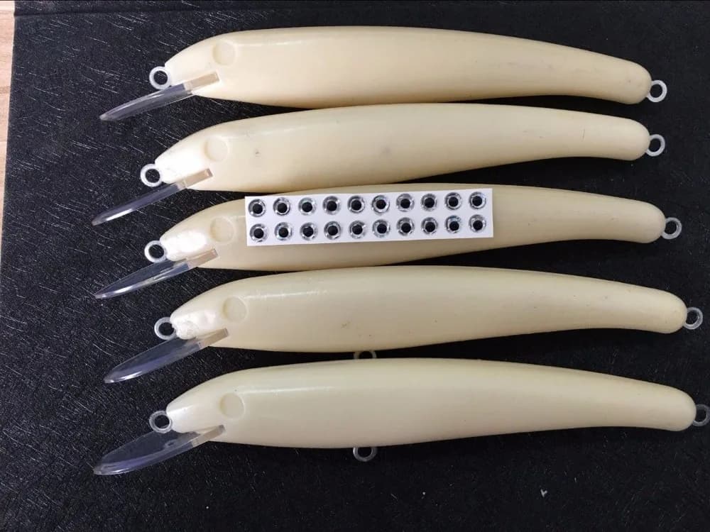 5 pezzi Minnow Fishing Lure Body non verniciato 205MM 39G esche vuote JS #229