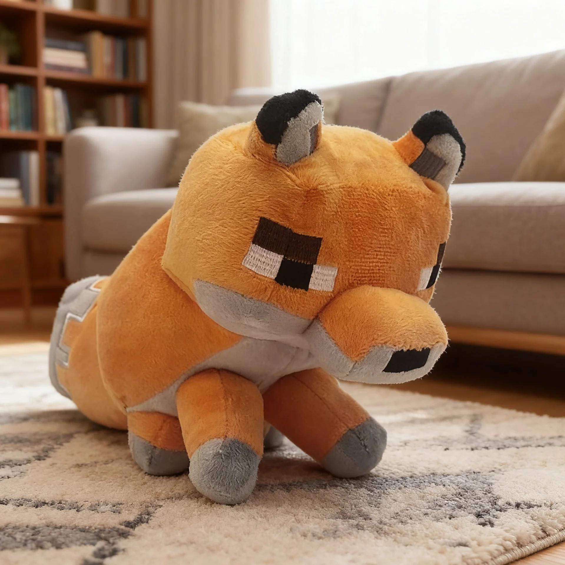 Peluche Peluche Volpe Giocattolo Animali del fumetto Volpe Peluche Animali morbidi Giocattoli Bambini Baby Chlidren Fan Collection Regali 18 cm